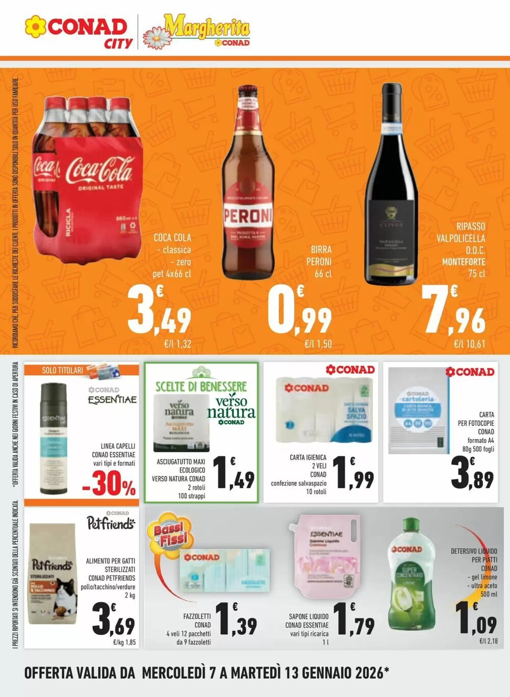 Volantino promozionale Conad City  valide dal 07/01/2026 - Pagina 8.