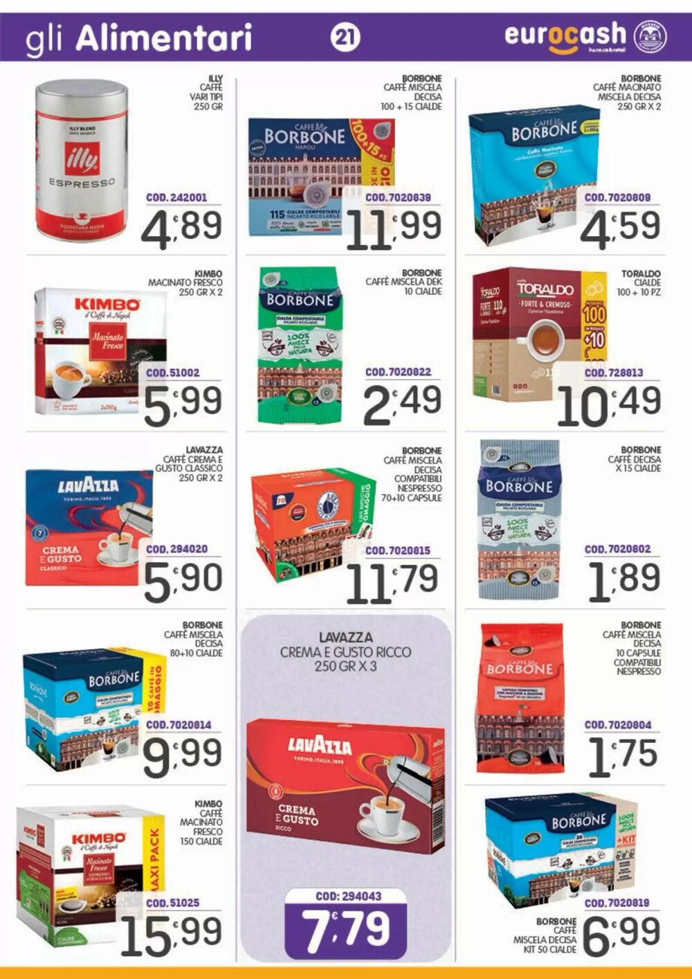 Volantino promozionale Eurocash  valide dal 07/01/2026 - Pagina 21.