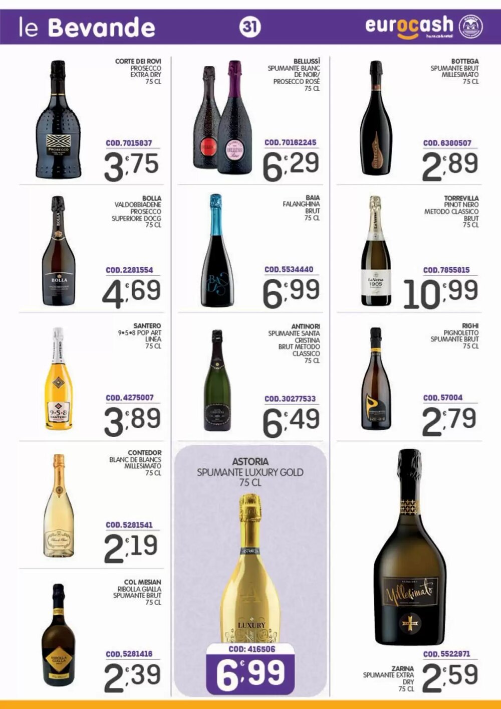 Volantino promozionale Eurocash  valide dal 07/01/2026 - Pagina 31.