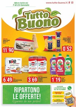 Volantino promozionale Tutto Buono  valide dal 07/01/2026 - Pagina 1.