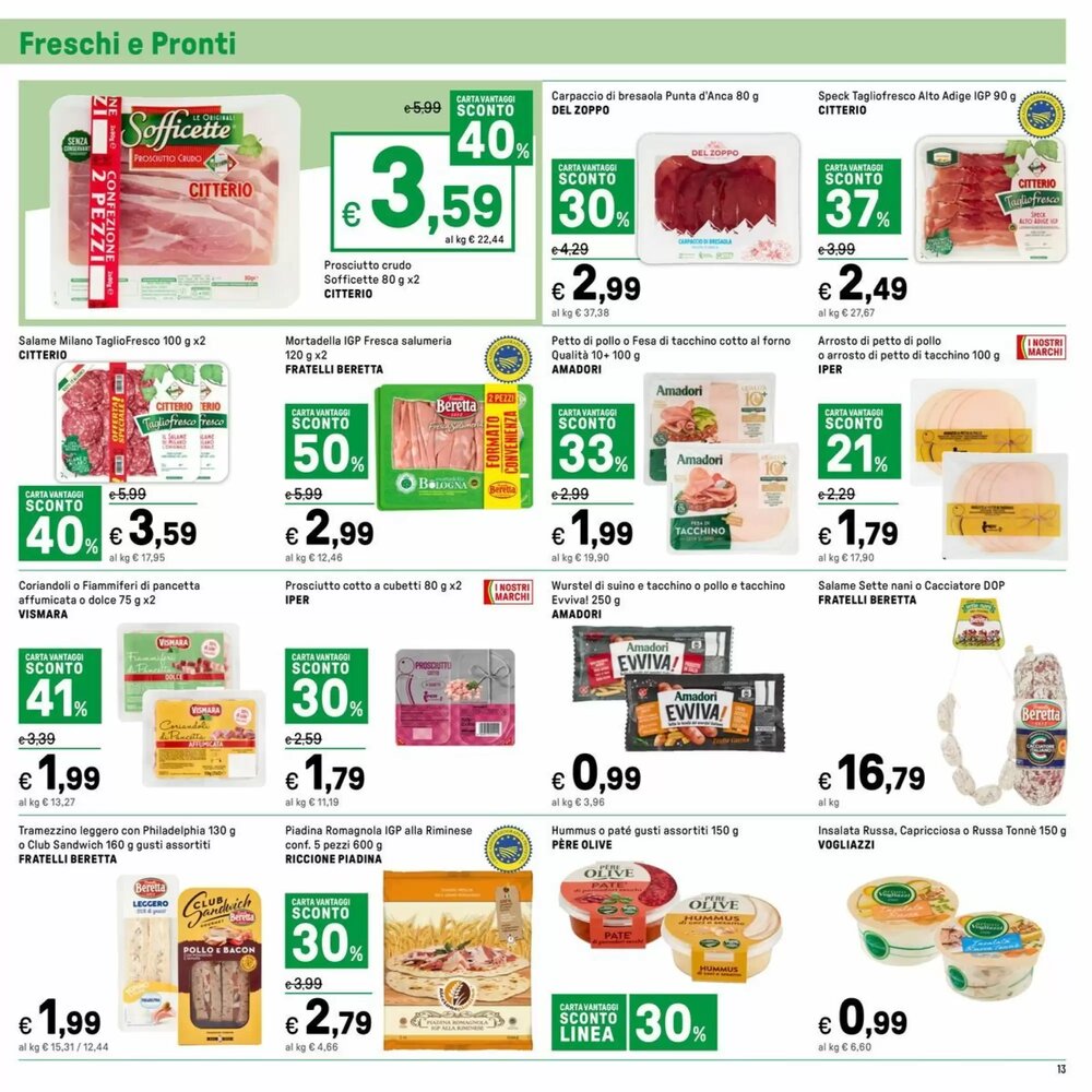 Volantino promozionale Iper La Grande  valide dal 07/01/2026 - Pagina 13.