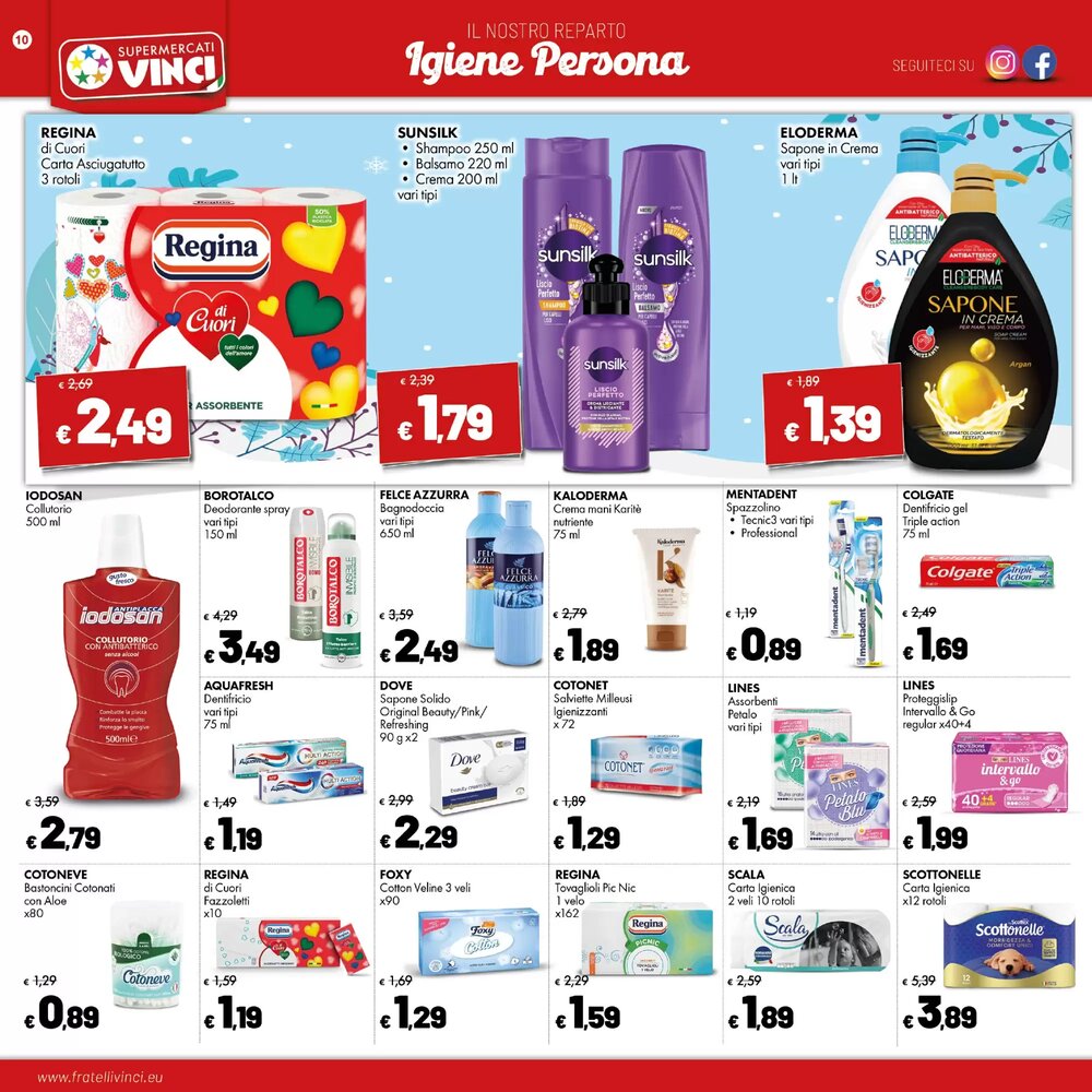 Volantino promozionale Supermercati Vinci  valide dal 07/01/2026 - Pagina 10.