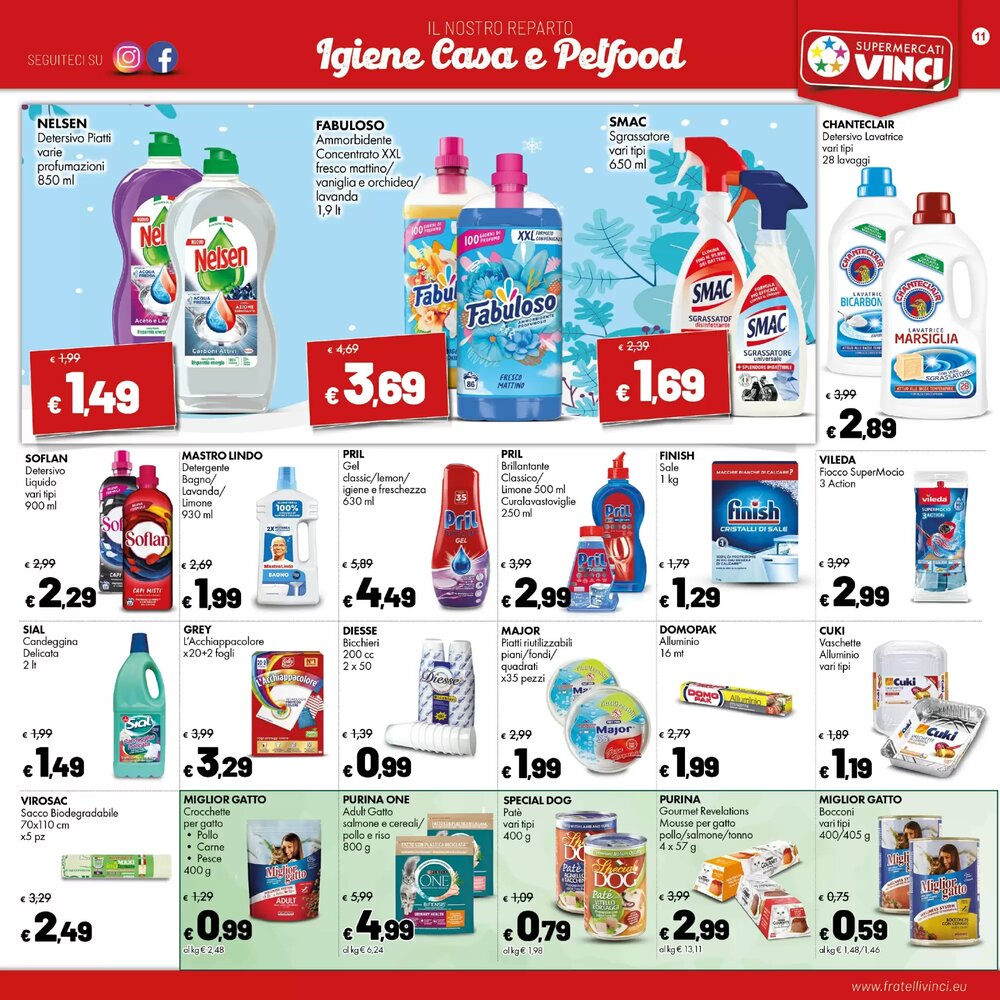 Volantino promozionale Supermercati Vinci  valide dal 07/01/2026 - Pagina 11.