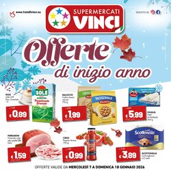 Volantino promozionale Supermercati Vinci  valide dal 07/01/2026 - Pagina 1.