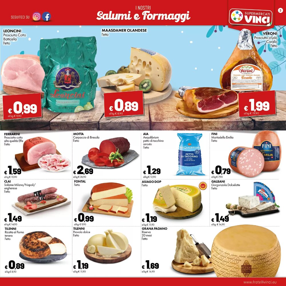 Volantino promozionale Supermercati Vinci  valide dal 07/01/2026 - Pagina 3.