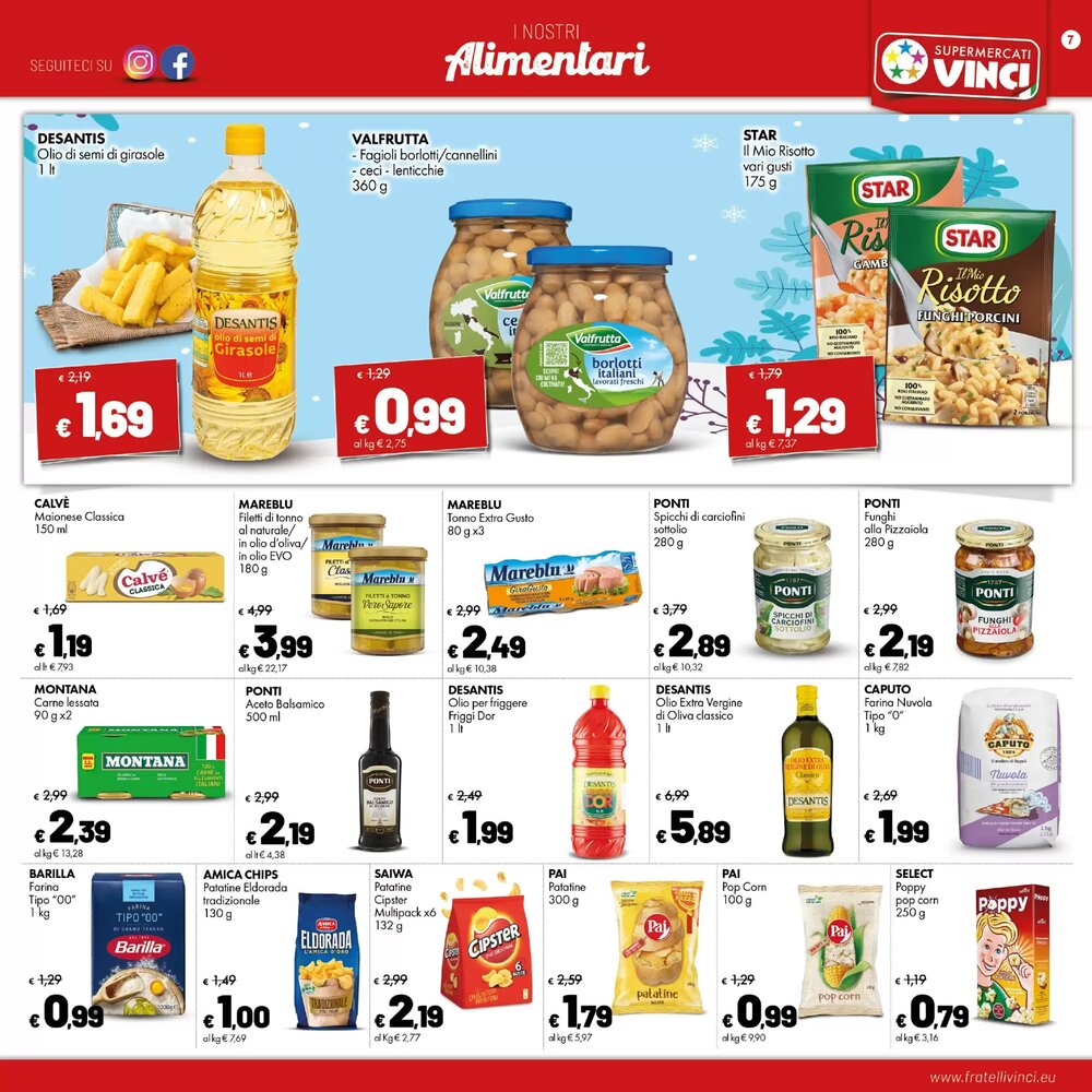 Volantino promozionale Supermercati Vinci  valide dal 07/01/2026 - Pagina 7.