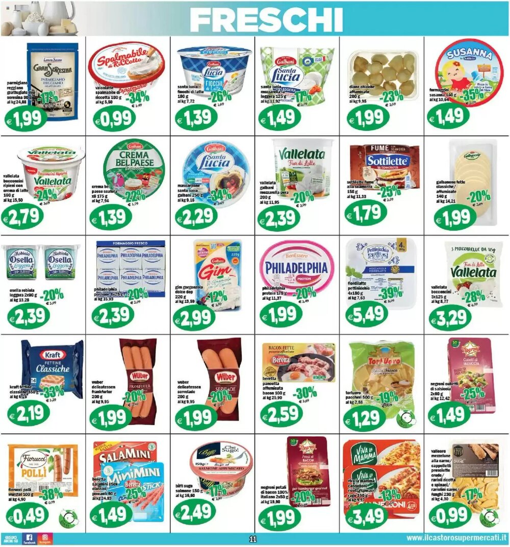 Volantino promozionale Il Castoro Supermercati  valide dal 07/01/2026 - Pagina 11.