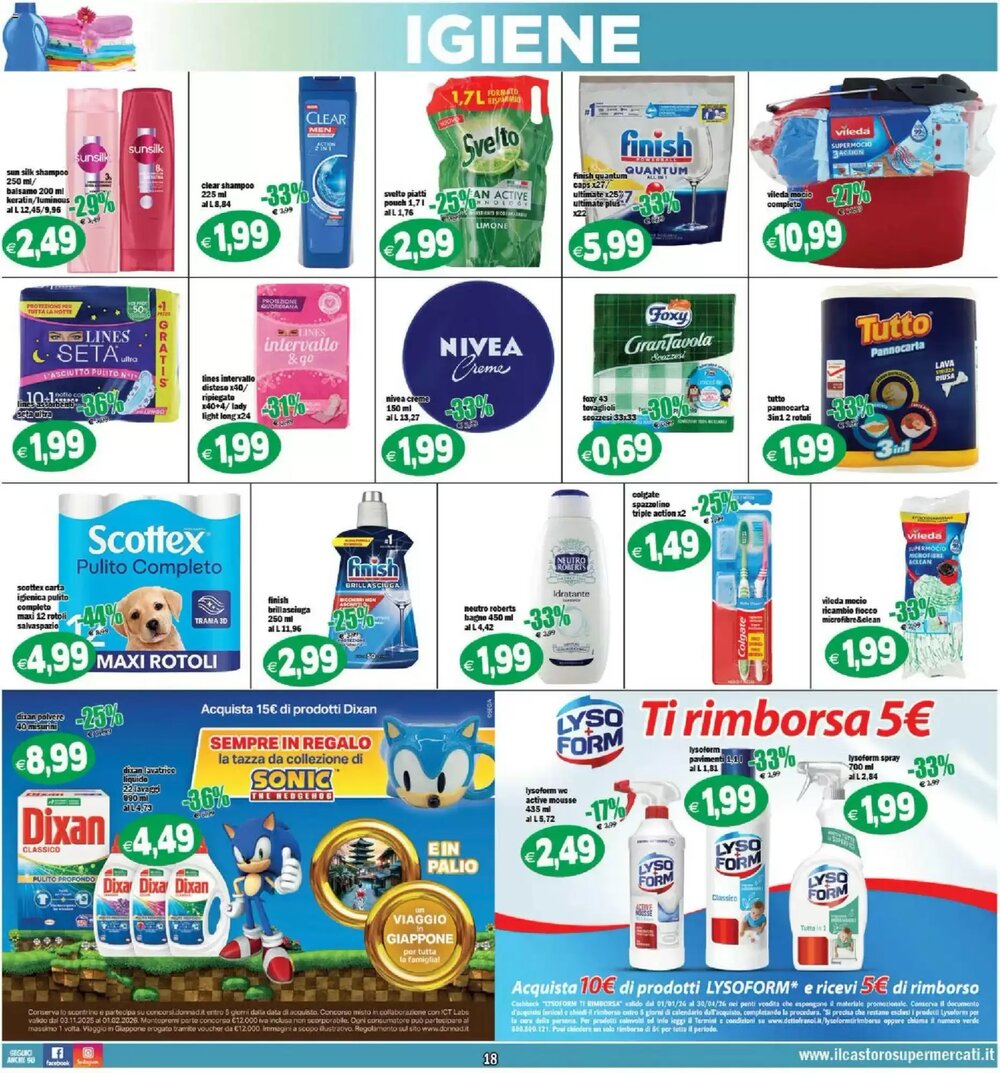 Volantino promozionale Il Castoro Supermercati  valide dal 07/01/2026 - Pagina 18.