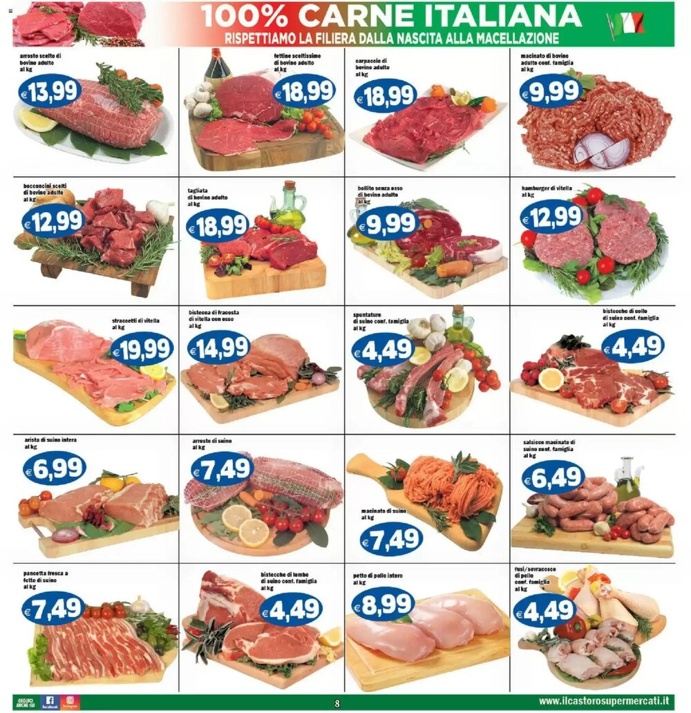 Volantino promozionale Il Castoro Supermercati  valide dal 07/01/2026 - Pagina 8.
