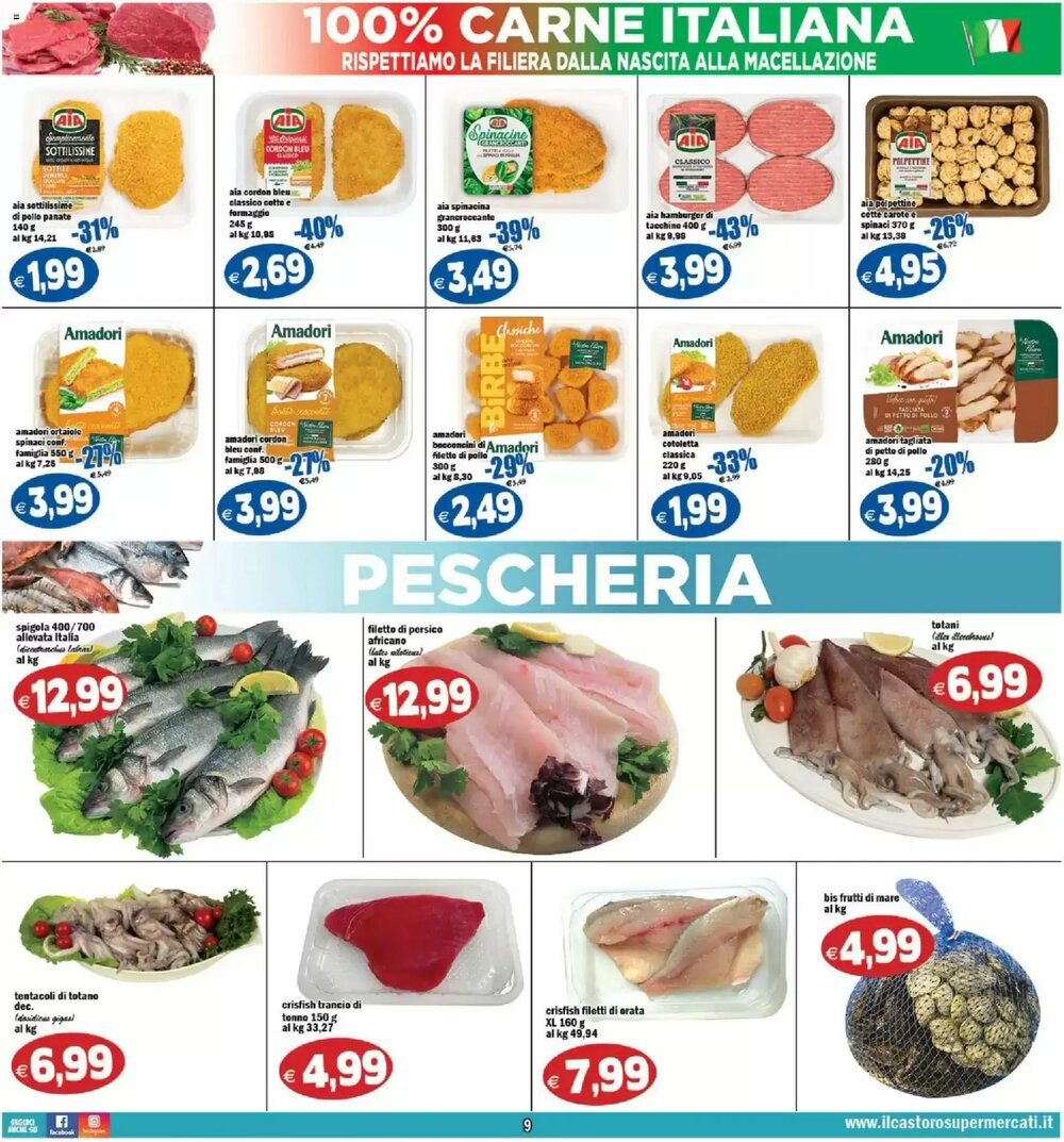 Volantino promozionale Il Castoro Supermercati  valide dal 07/01/2026 - Pagina 9.