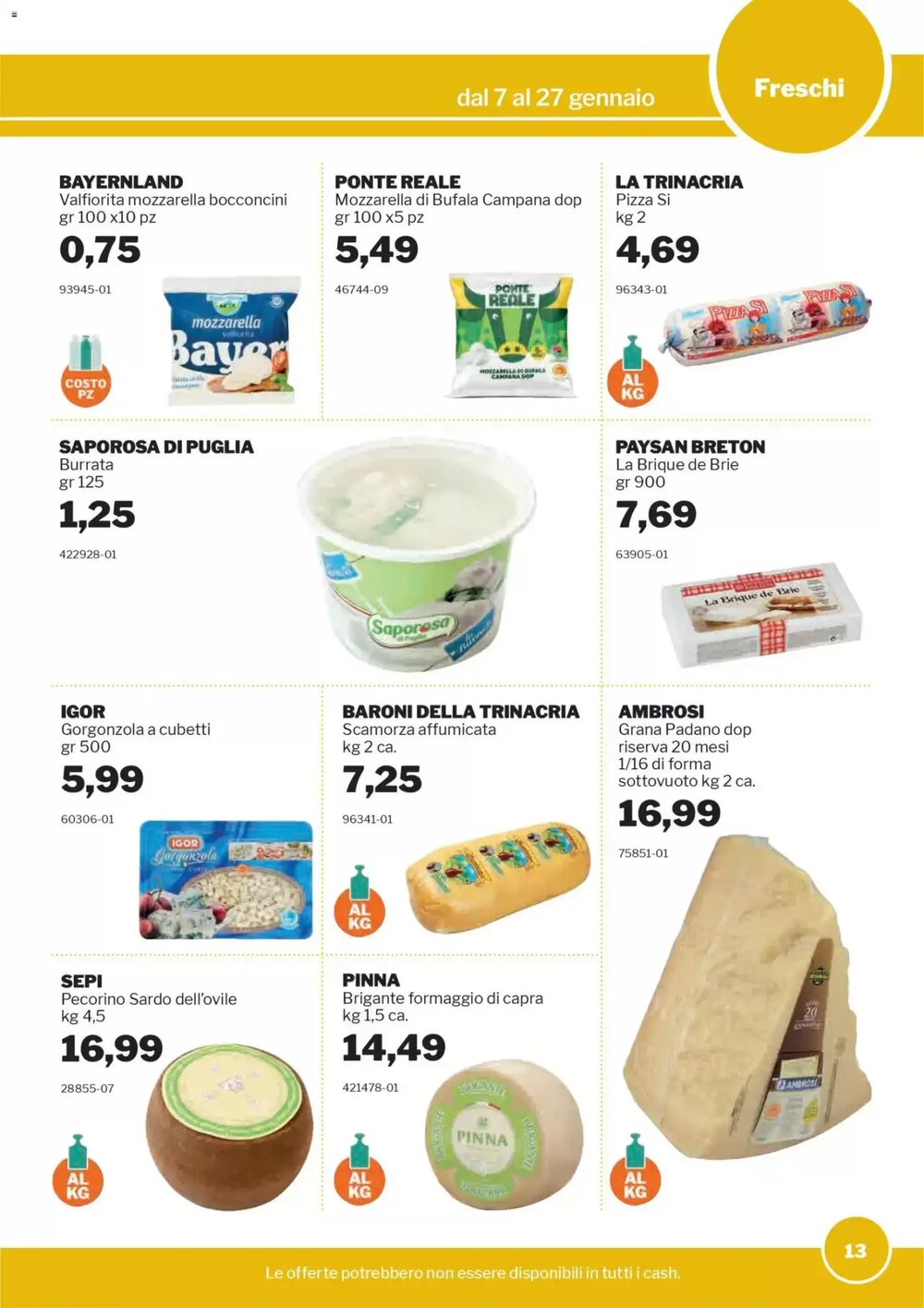 Volantino promozionale GrosMarket  valide dal 07/01/2026 - Pagina 13.