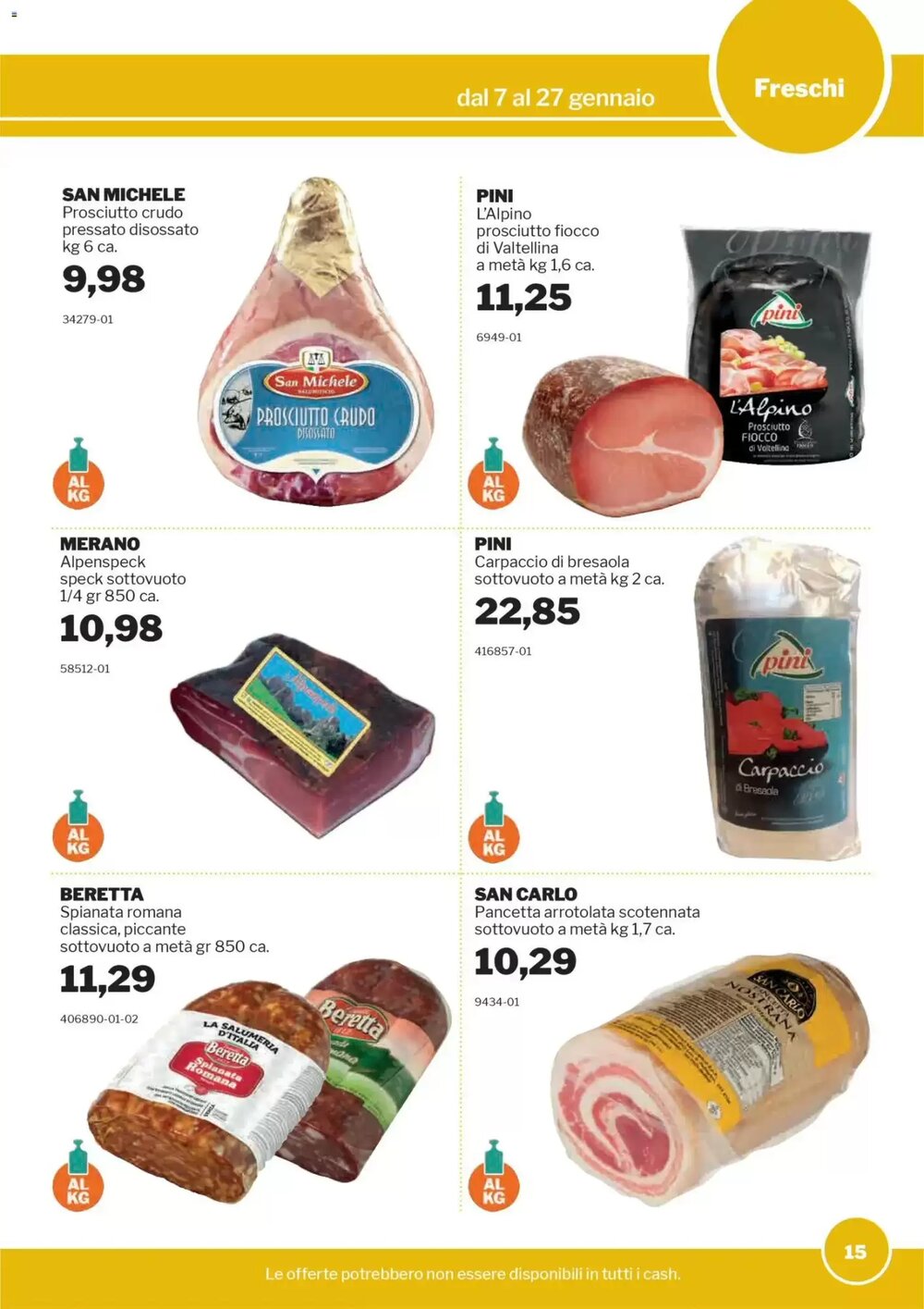 Volantino promozionale GrosMarket  valide dal 07/01/2026 - Pagina 15.