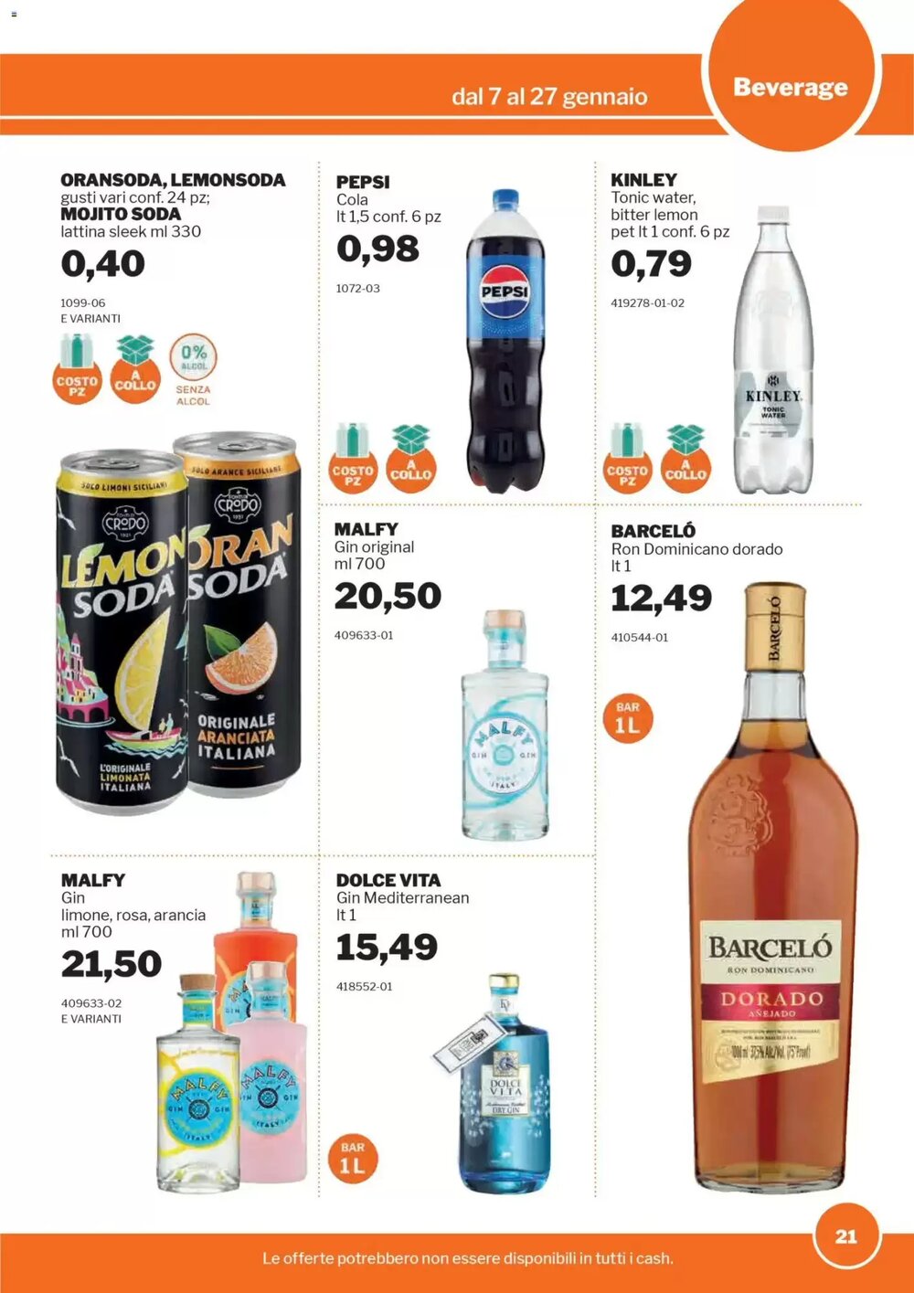 Volantino promozionale GrosMarket  valide dal 07/01/2026 - Pagina 21.