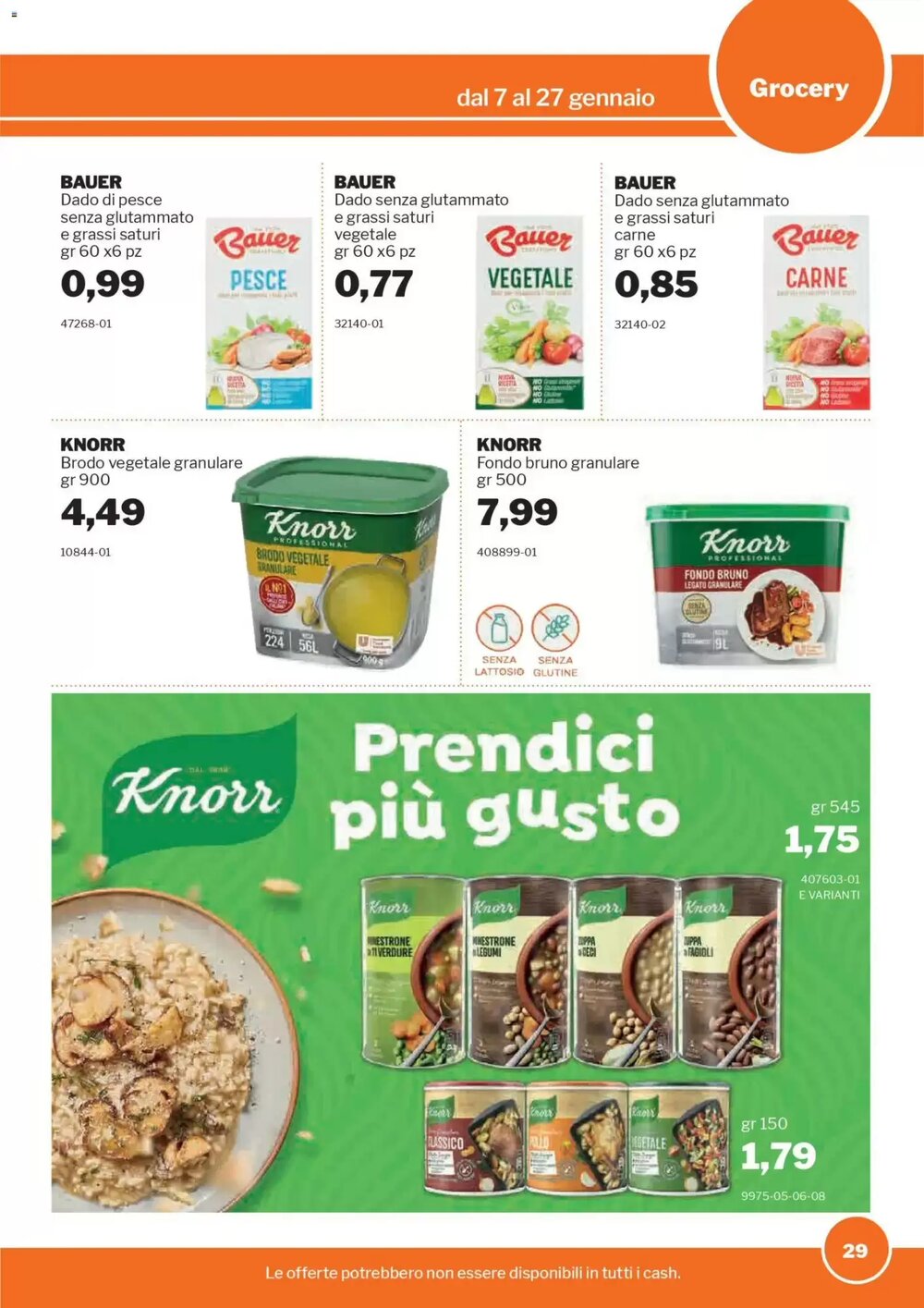 Volantino promozionale GrosMarket  valide dal 07/01/2026 - Pagina 29.