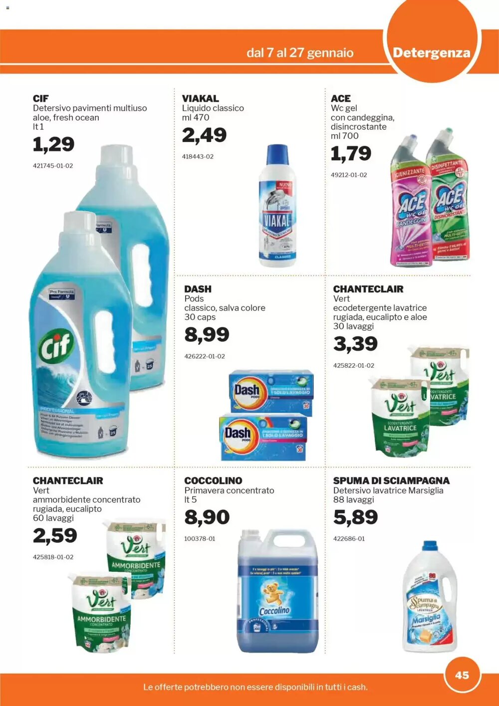 Volantino promozionale GrosMarket  valide dal 07/01/2026 - Pagina 45.