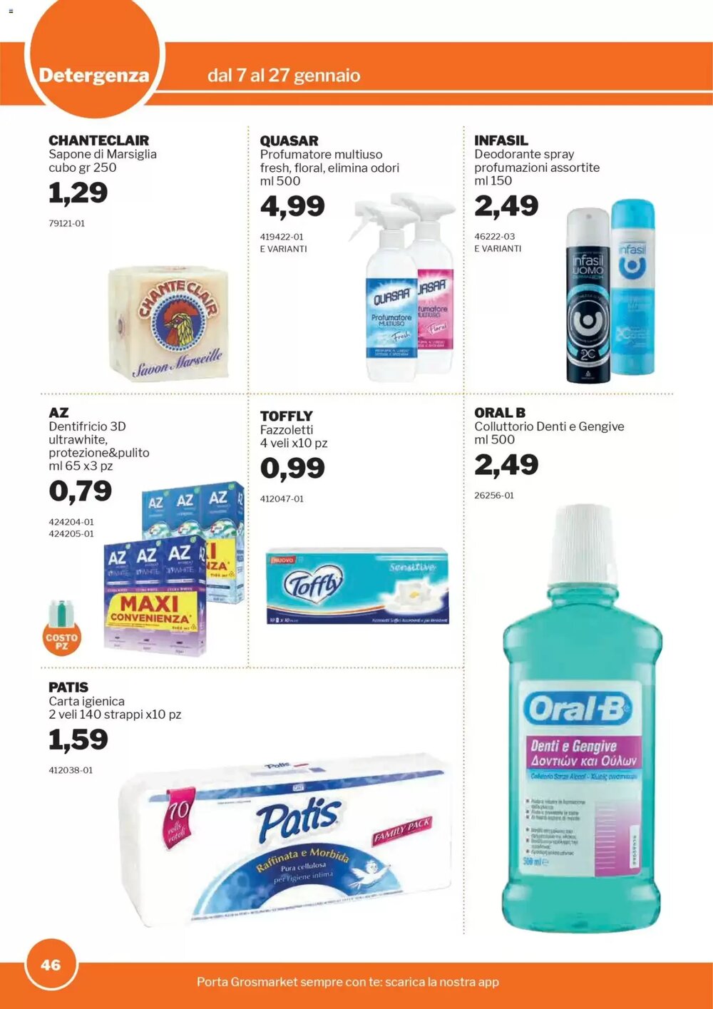 Volantino promozionale GrosMarket  valide dal 07/01/2026 - Pagina 46.