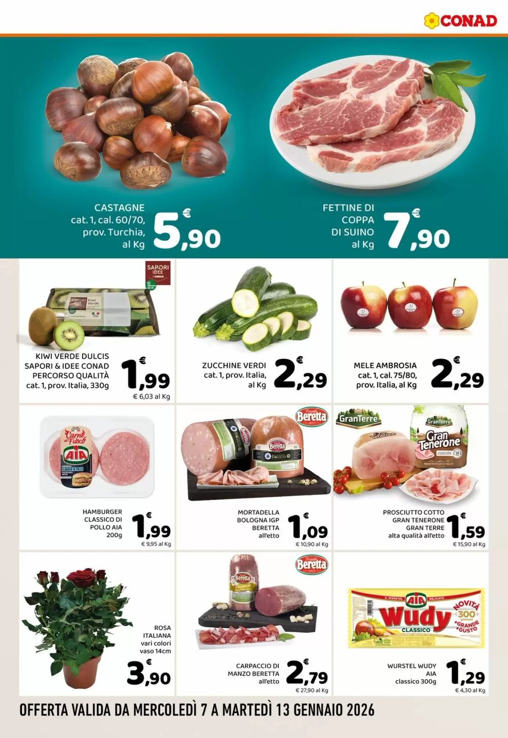 Volantino promozionale Conad Margherita  valide dal 07/01/2026 - Pagina 2.