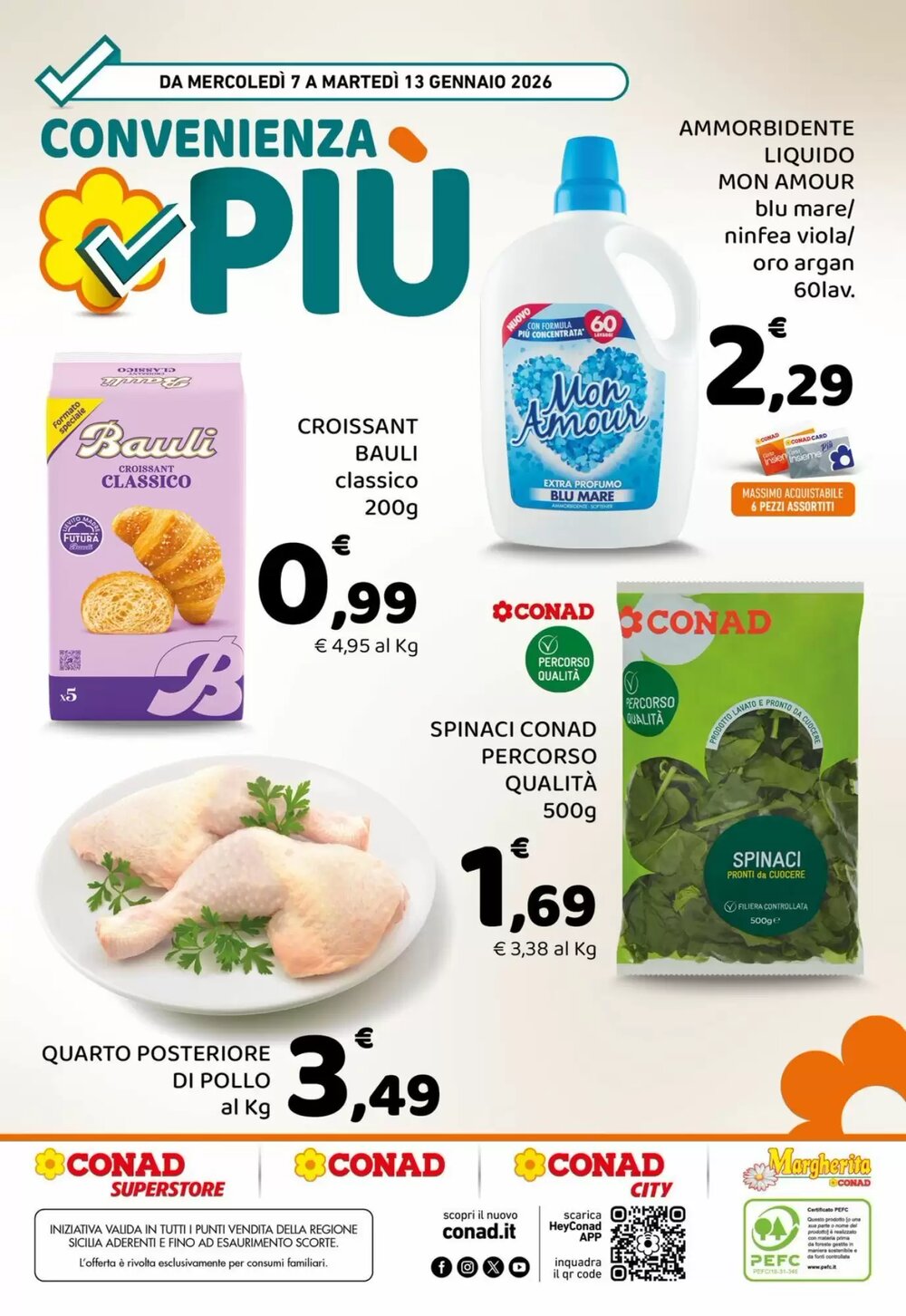 Volantino promozionale Conad Margherita  valide dal 07/01/2026 - Pagina 8.