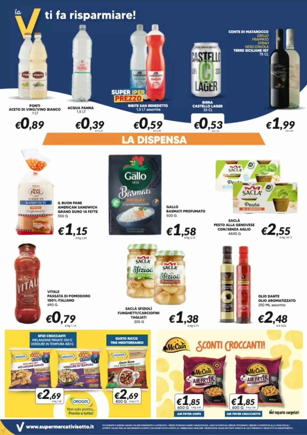 Volantino promozionale Supermercati Visotto  valide dal 07/01/2026 - Pagina 6.