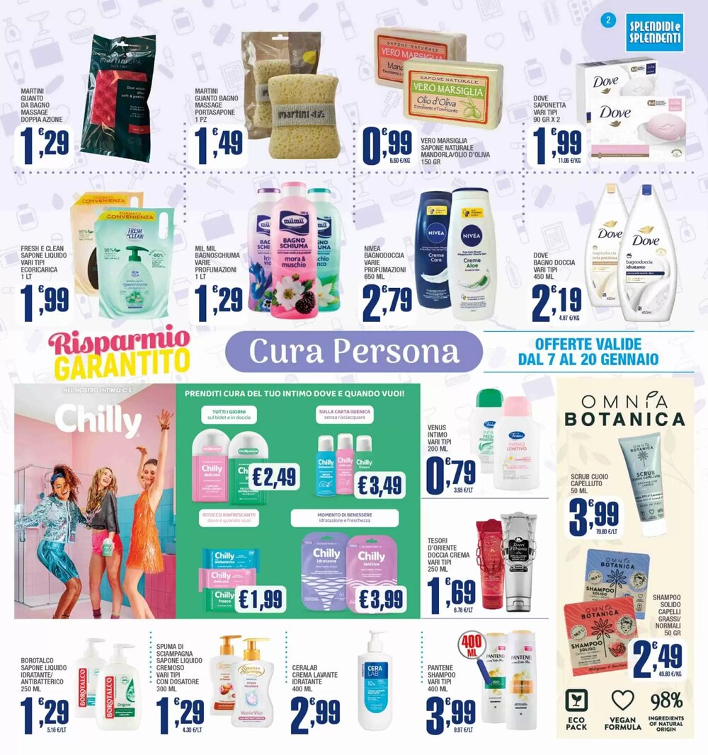 Volantino promozionale Splendidi e Splendenti  valide dal 07/01/2026 - Pagina 2.