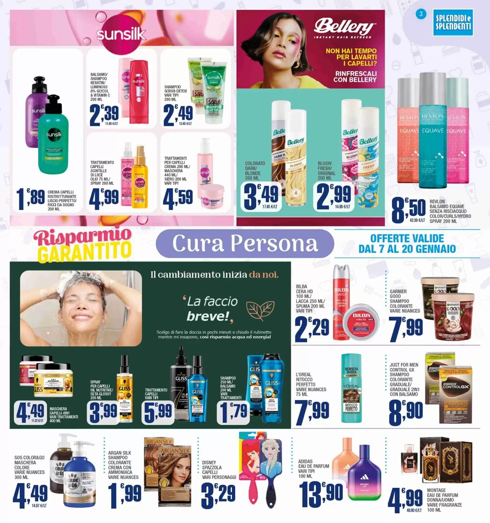 Volantino promozionale Splendidi e Splendenti  valide dal 07/01/2026 - Pagina 3.
