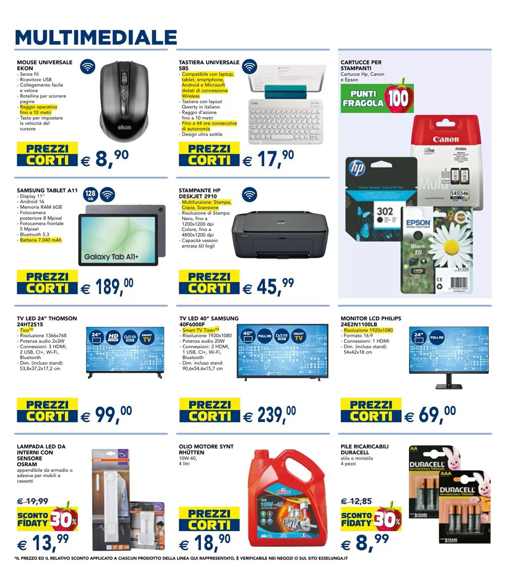 Volantino promozionale Esselunga  valide dal 07/01/2026 - Pagina 7.