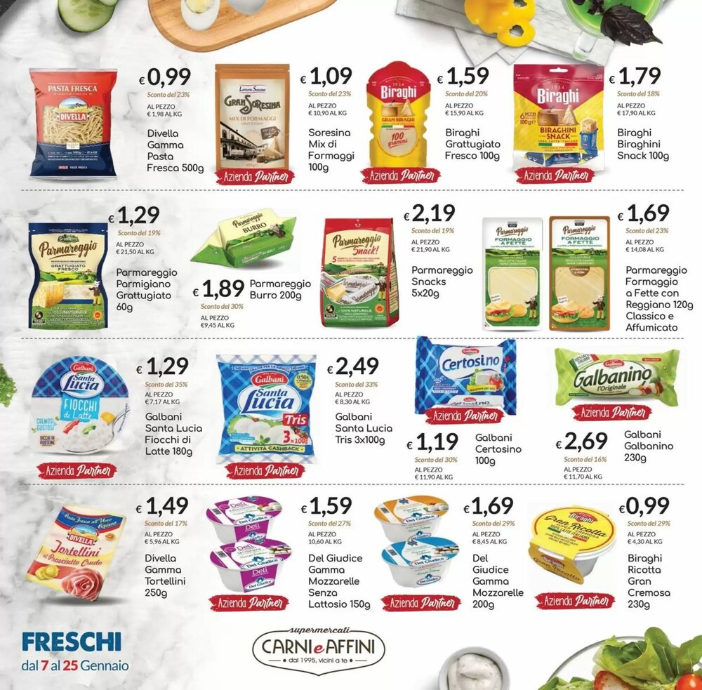 Volantino promozionale Carni e Affini Supermercati  valide dal 07/01/2026 - Pagina 10.