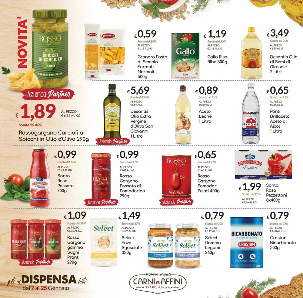 Volantino promozionale Carni e Affini Supermercati  valide dal 07/01/2026 - Pagina 6.