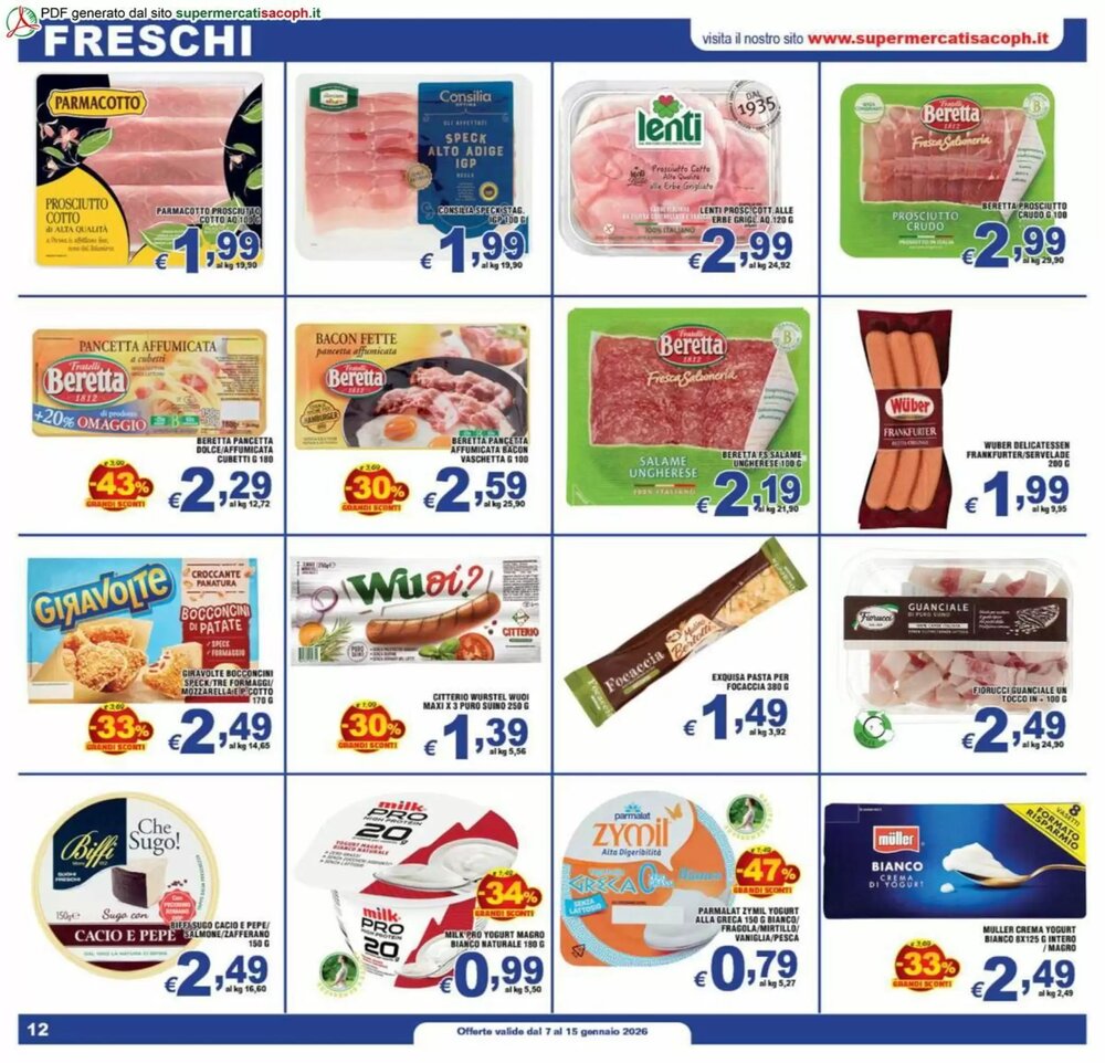 Volantino promozionale Sacoph  valide dal 07/01/2026 - Pagina 12.