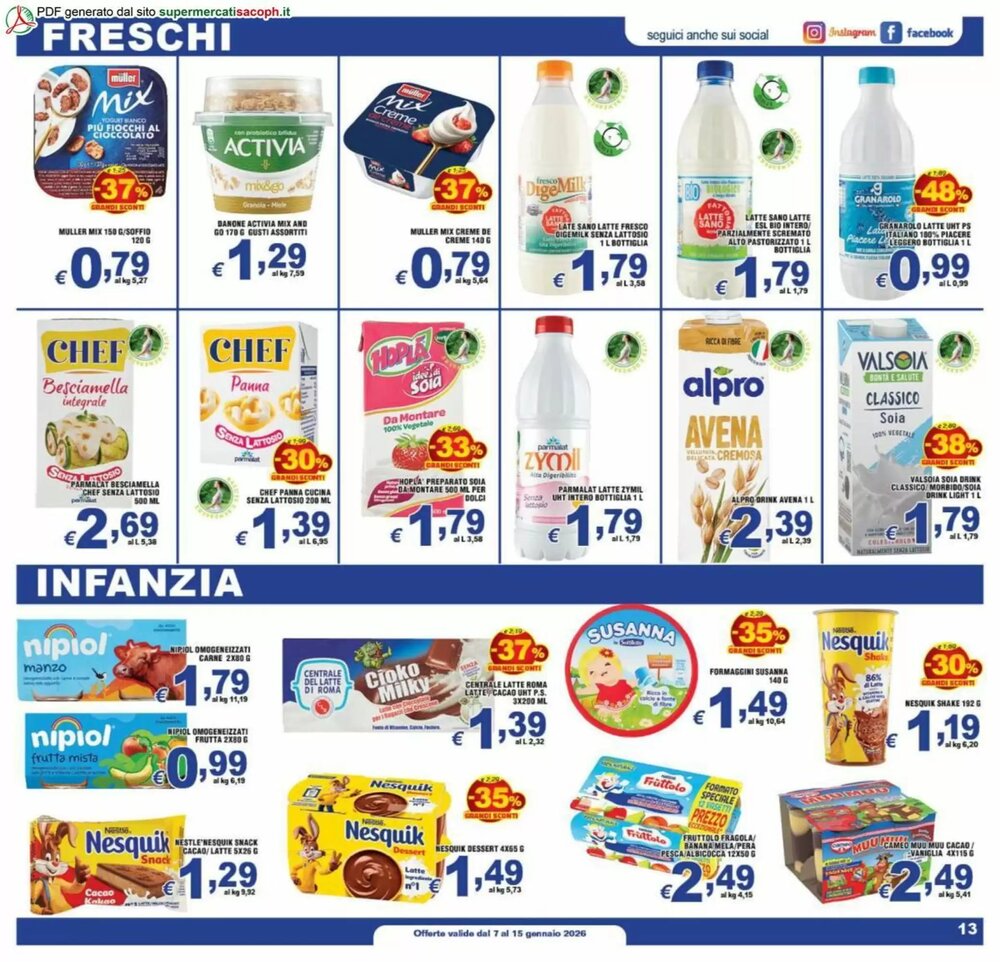 Volantino promozionale Sacoph  valide dal 07/01/2026 - Pagina 13.