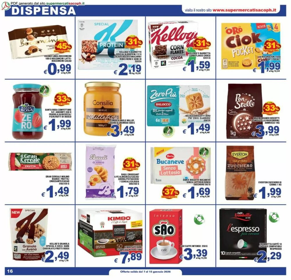 Volantino promozionale Sacoph  valide dal 07/01/2026 - Pagina 16.