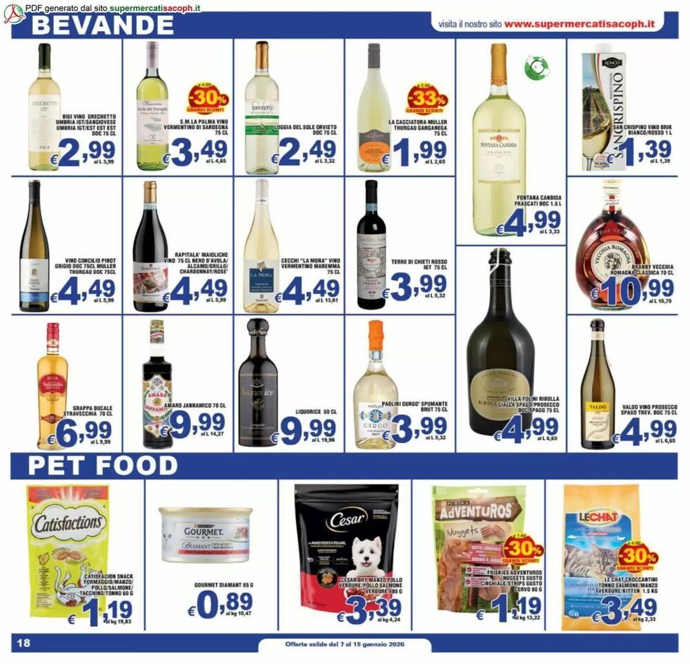 Volantino promozionale Sacoph  valide dal 07/01/2026 - Pagina 18.