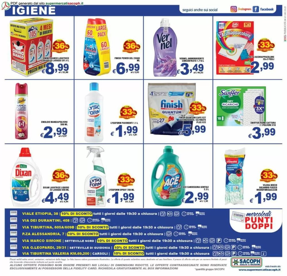 Volantino promozionale Sacoph  valide dal 07/01/2026 - Pagina 20.