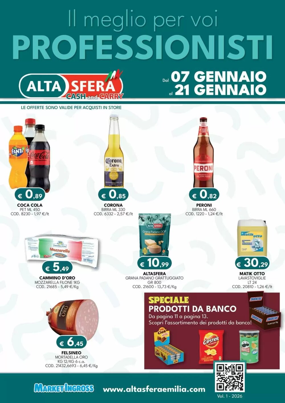 Volantino promozionale Altasfera  valide dal 07/01/2026 - Pagina 1.