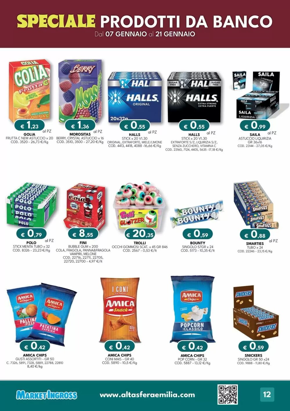 Volantino promozionale Altasfera  valide dal 07/01/2026 - Pagina 13.