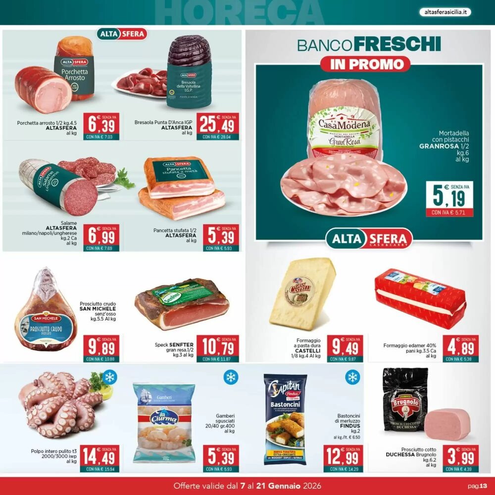 Volantino promozionale Altasfera  valide dal 07/01/2026 - Pagina 13.