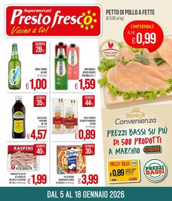 Volantino promozionale PrestoFresco  valide dal 07/01/2026 - Pagina 1.