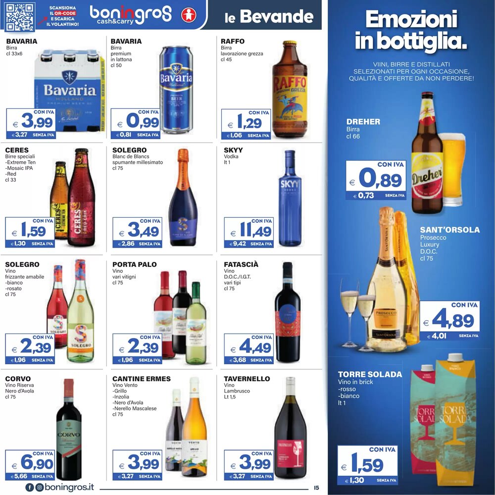 Volantino promozionale Boningros Cash and Carry  valide dal 07/01/2026 - Pagina 15.