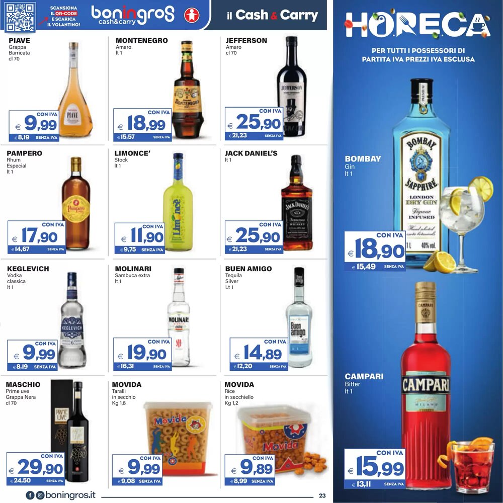 Volantino promozionale Boningros Cash and Carry  valide dal 07/01/2026 - Pagina 23.