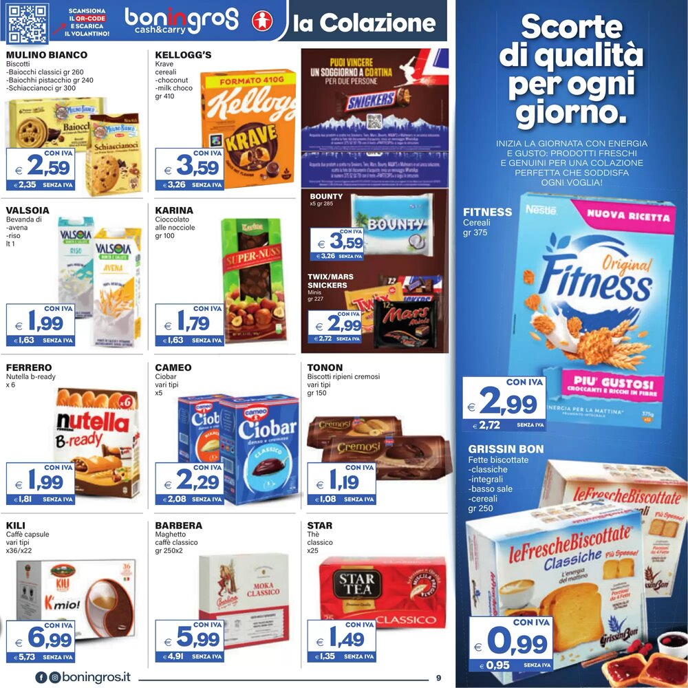 Volantino promozionale Boningros Cash and Carry  valide dal 07/01/2026 - Pagina 9.
