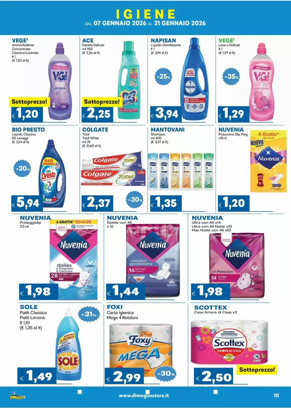 Volantino promozionale DiMeglio  valide dal 07/01/2026 - Pagina 10.