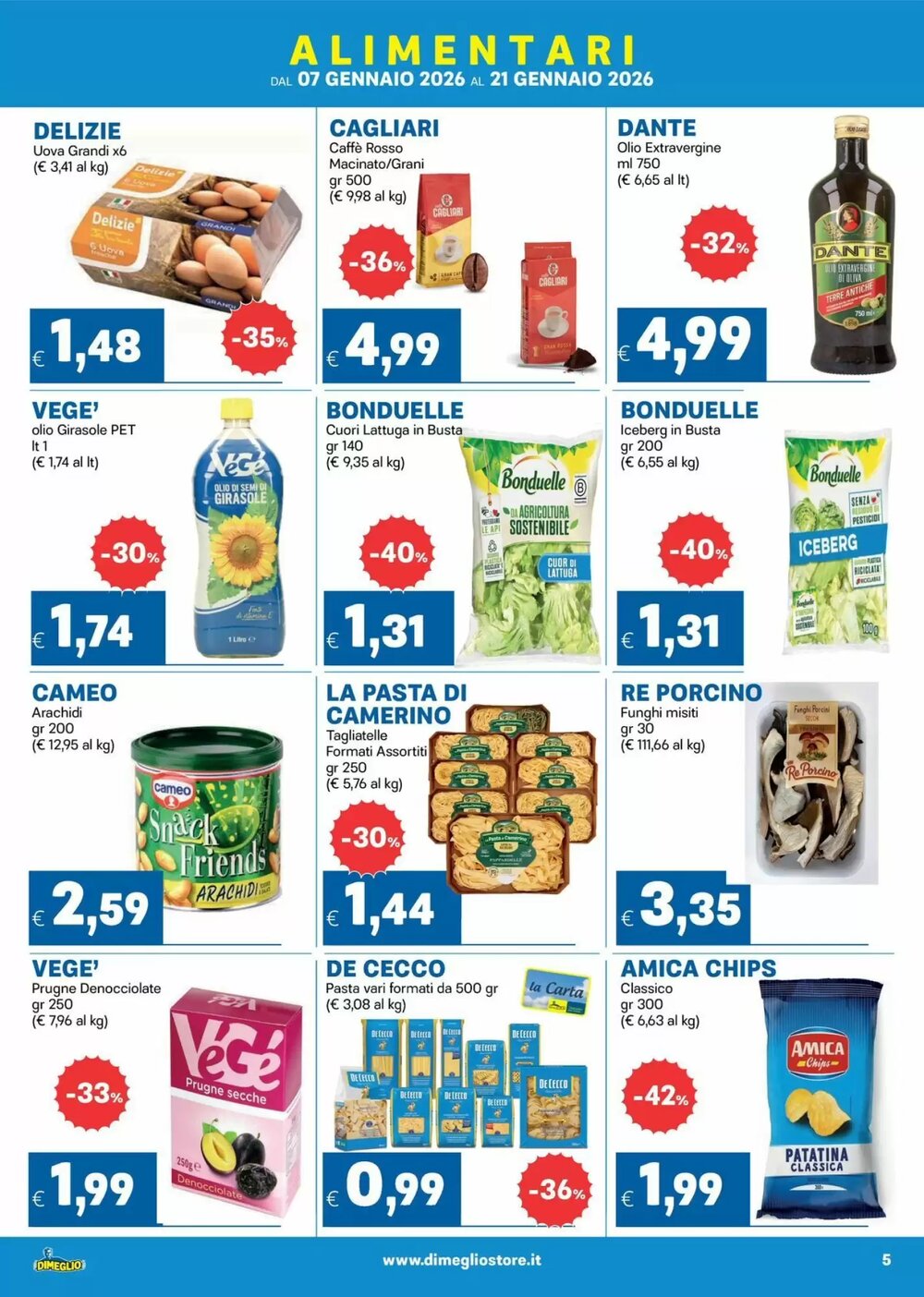 Volantino promozionale DiMeglio  valide dal 07/01/2026 - Pagina 5.