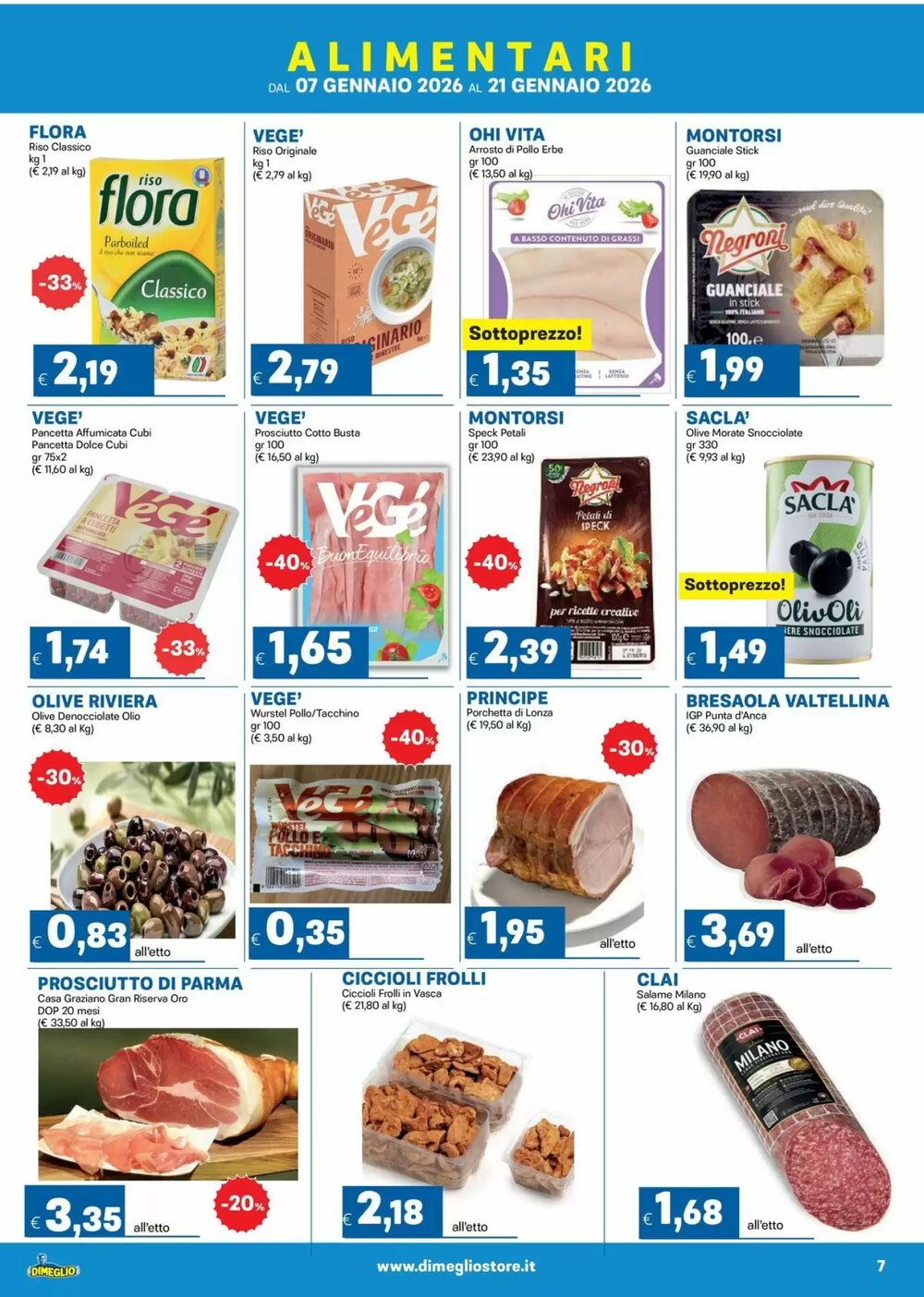 Volantino promozionale DiMeglio  valide dal 07/01/2026 - Pagina 7.