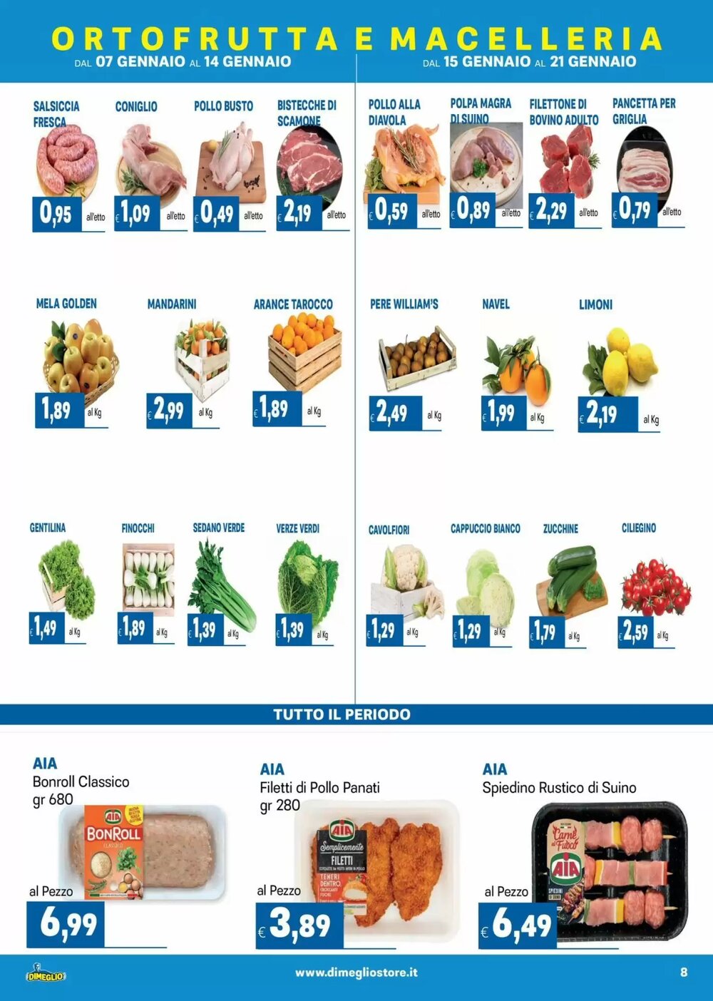 Volantino promozionale DiMeglio  valide dal 07/01/2026 - Pagina 8.