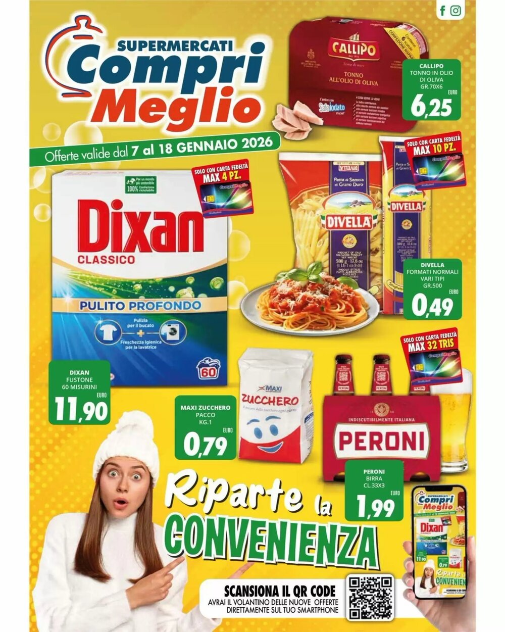 Volantino promozionale Compri Meglio  valide dal 07/01/2026 - Pagina 1.