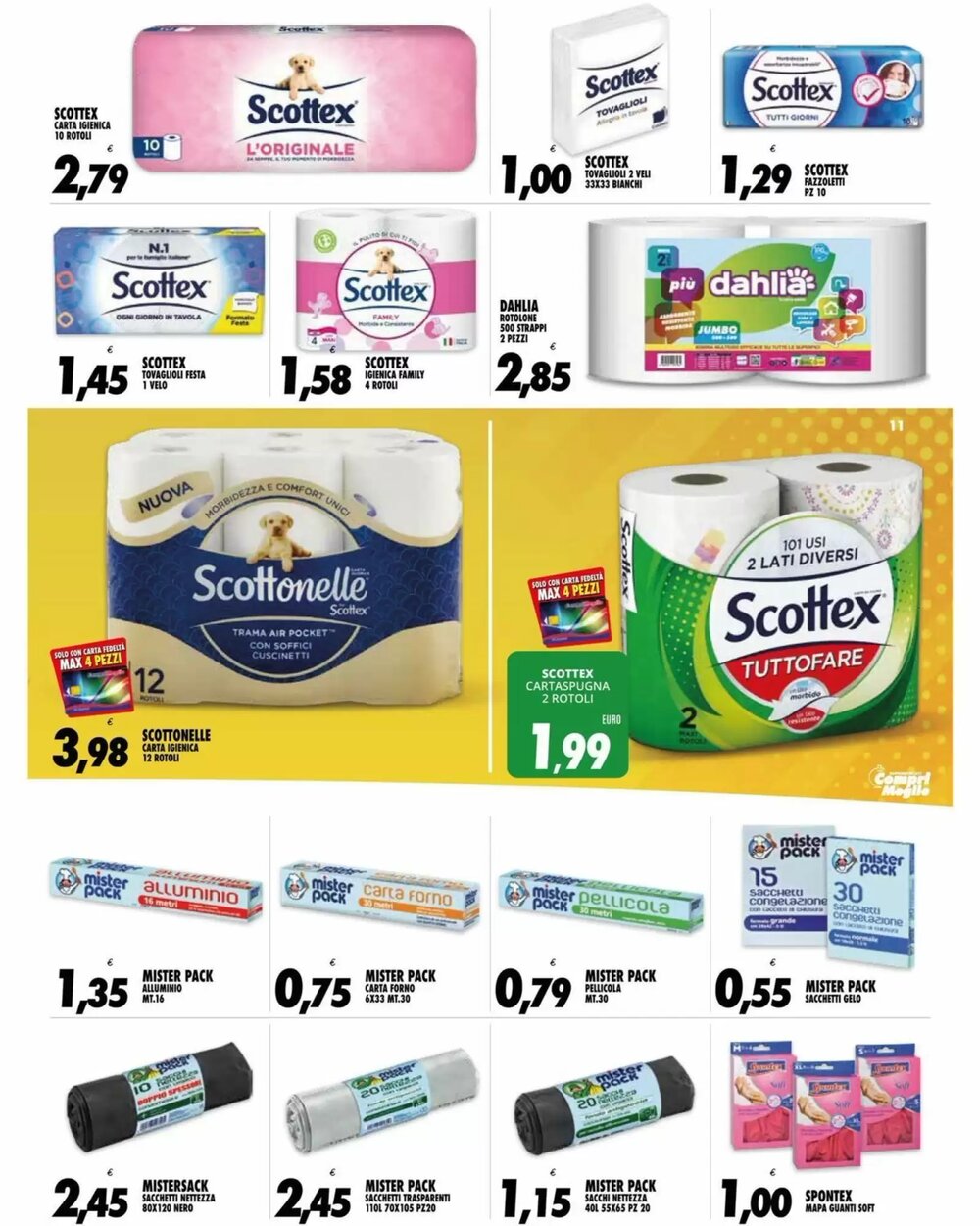 Volantino promozionale Compri Meglio  valide dal 07/01/2026 - Pagina 11.