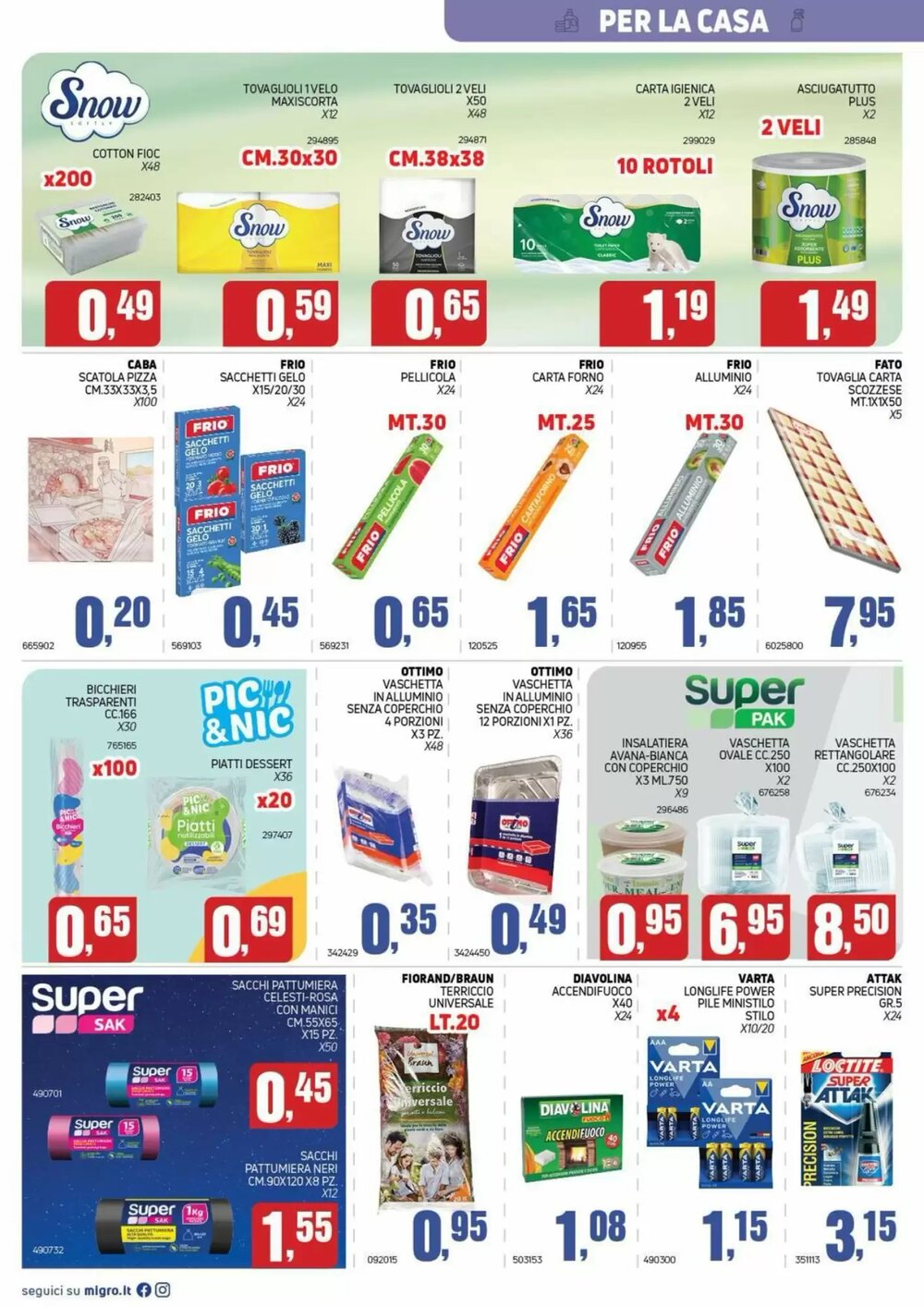 Volantino promozionale Migro  valide dal 07/01/2026 - Pagina 20.