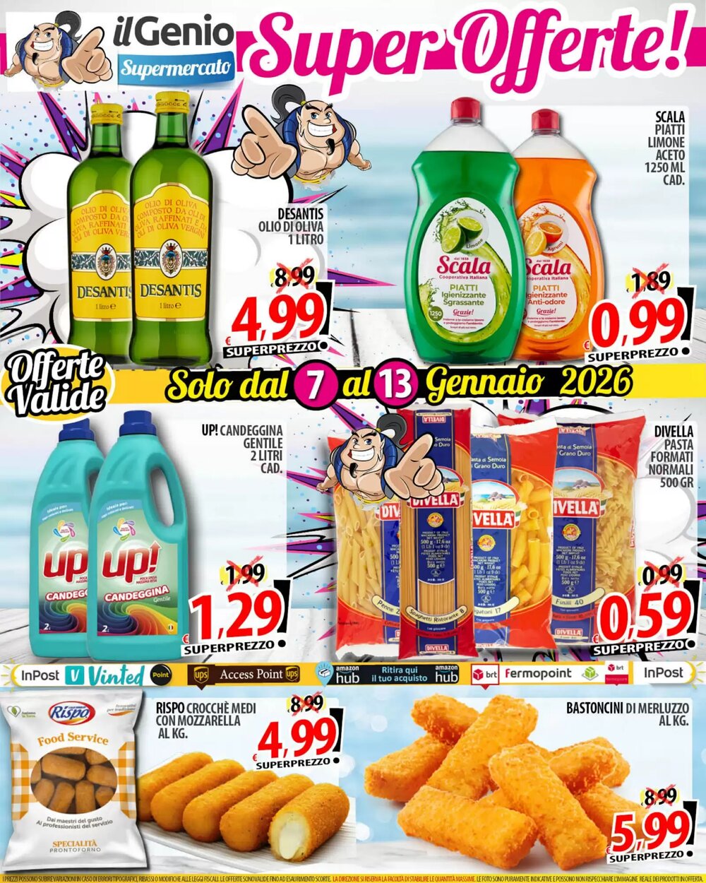 Volantino promozionale Il Genio Supermercato  valide dal 07/01/2026 - Pagina 1.