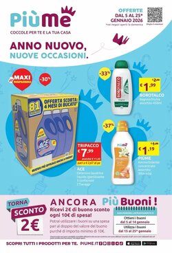 Volantino promozionale PiùMe  valide dal 07/01/2026 - Pagina 1.