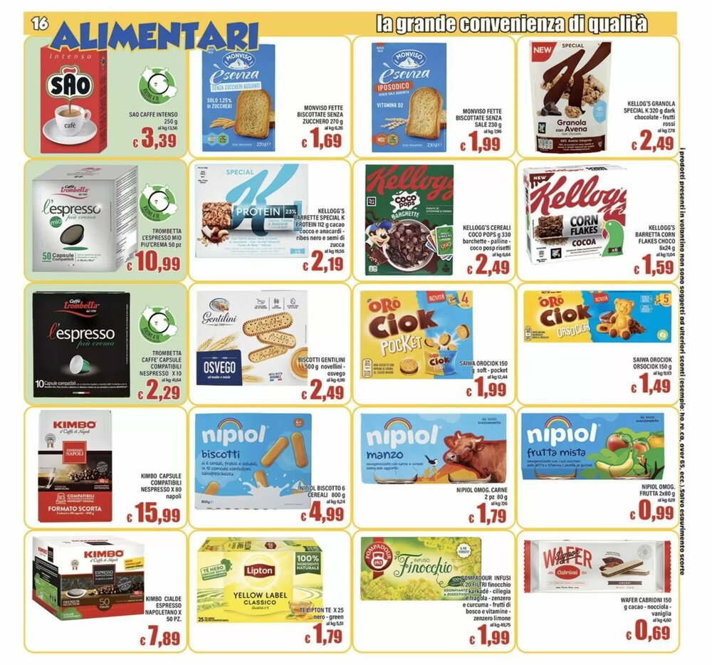 Volantino promozionale Top Supermercati  valide dal 07/01/2026 - Pagina 16.
